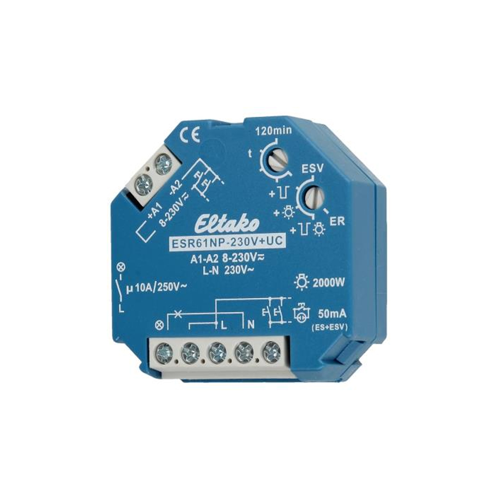 Eltako ESR61NP-230V+UC Impulse Switch With Integrated Relay